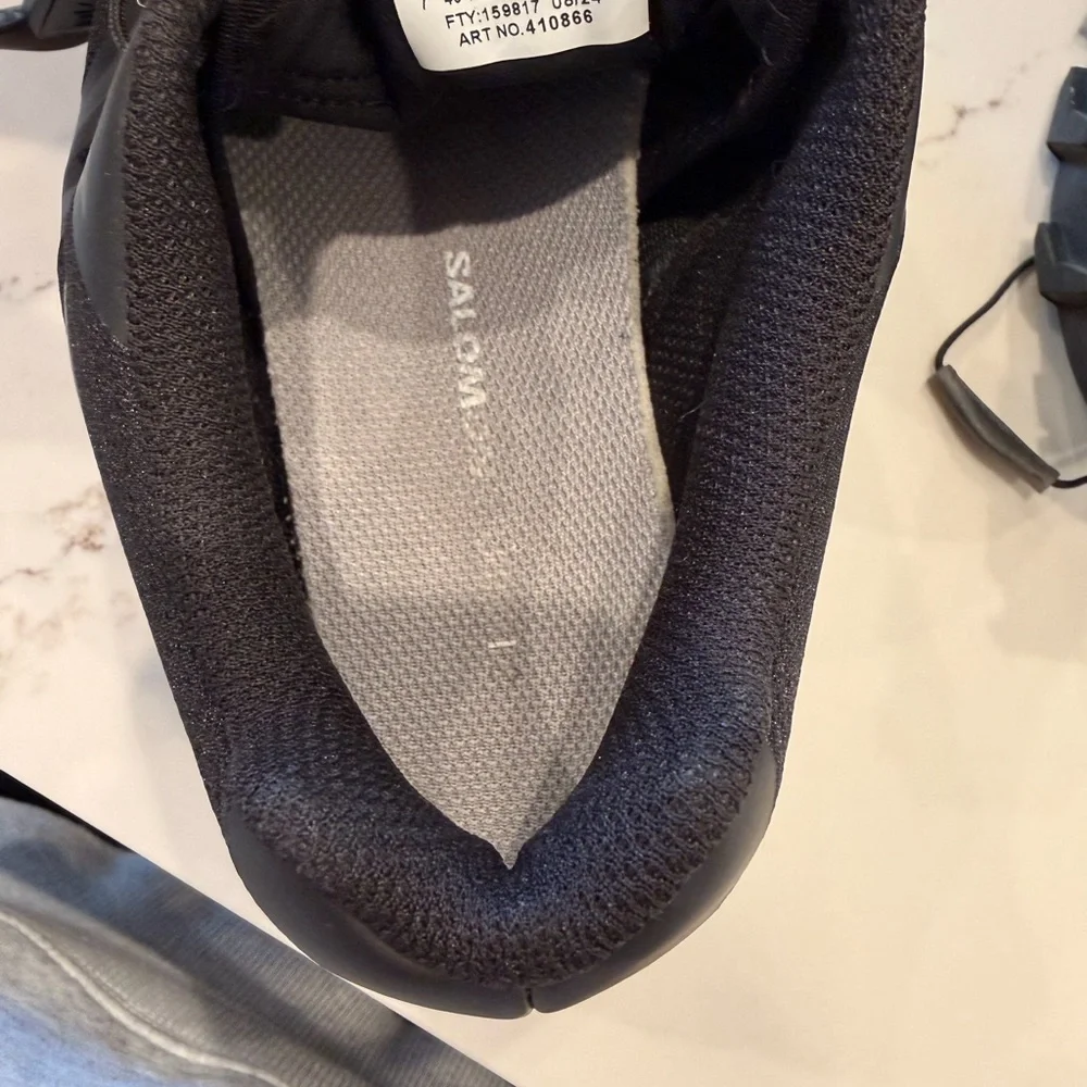 Salomon Black Athletic Trail Shoes - Picture 6 of 6